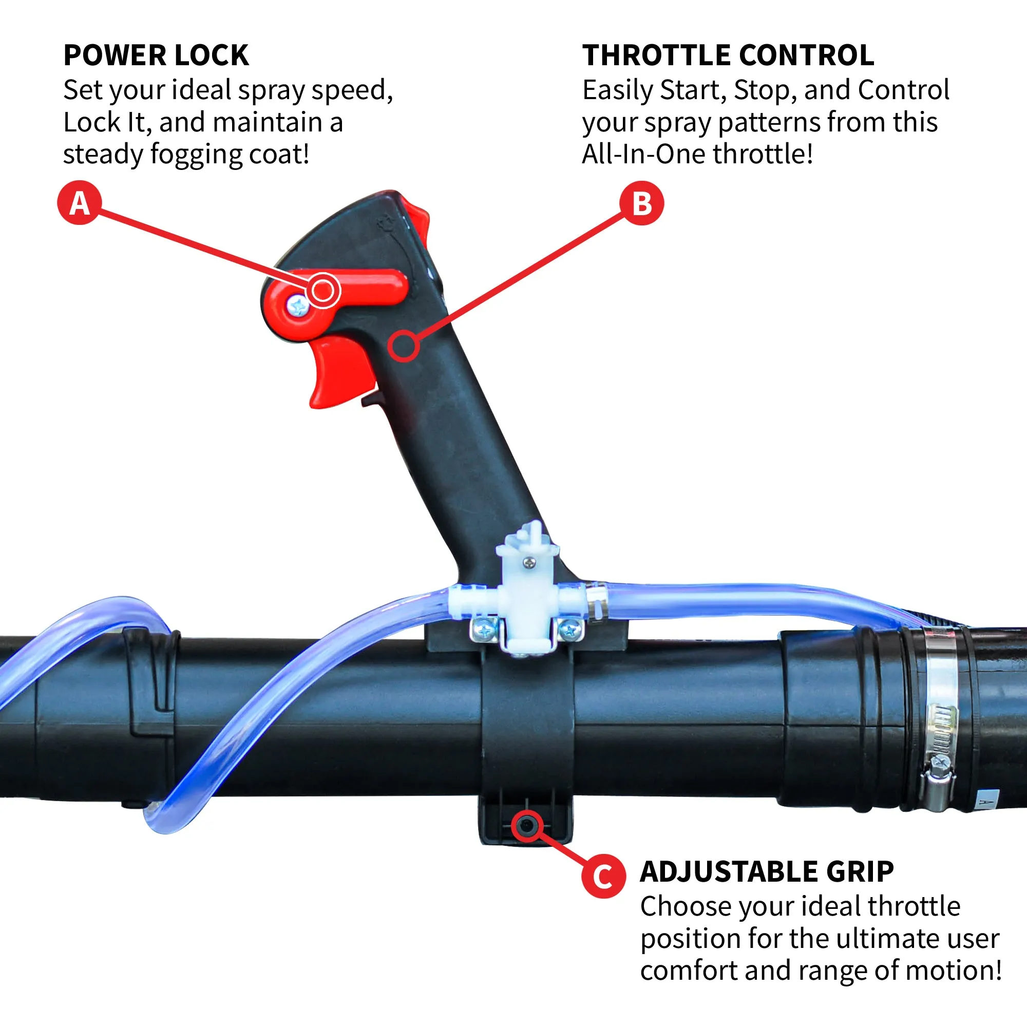 3.7 Gal Backpack Mosquito Fogger Leaf Blower for Pest Control