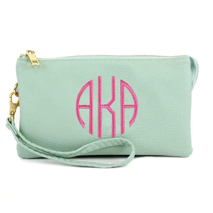 7013 Monogrammable Three Compartments Crossbody Bag