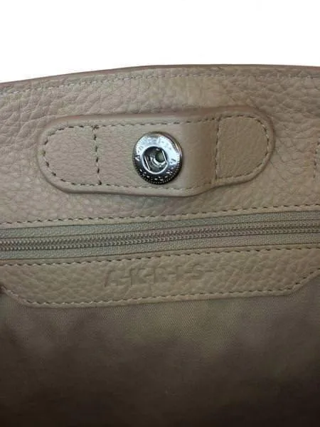 Akris Little Ai Convertible Leather Tote Bag