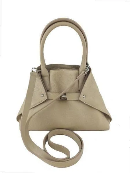 Akris Little Ai Convertible Leather Tote Bag