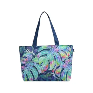 Aloha Hawaii Monstera Medium Tote