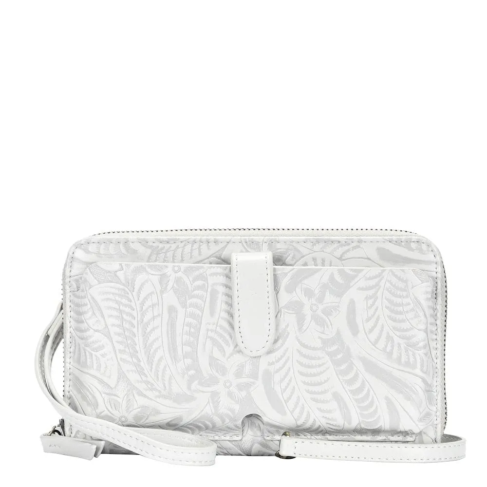 BGA3798 Floral Design Crossbody Wallet