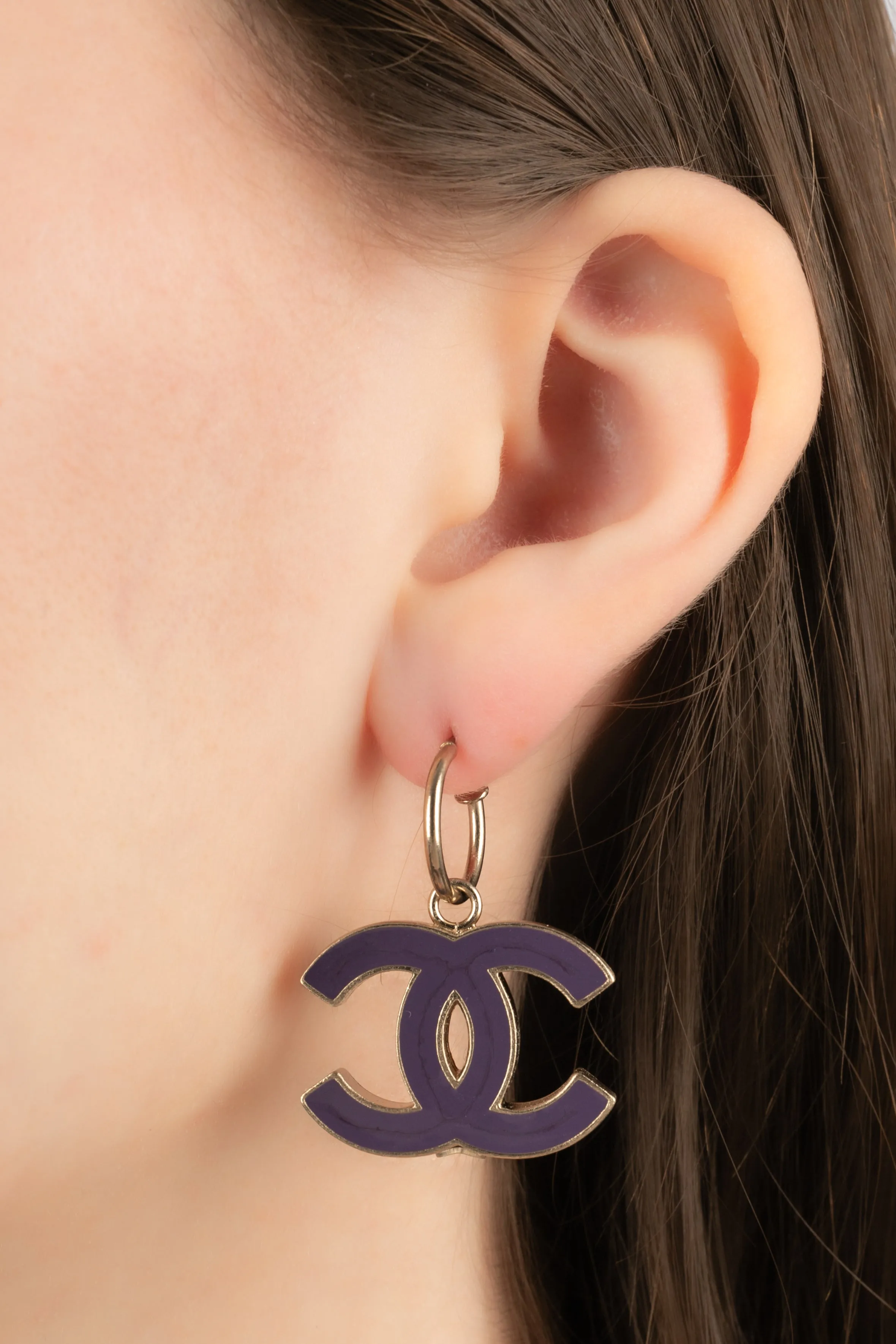 Boucles d'oreilles cc Chanel 2004