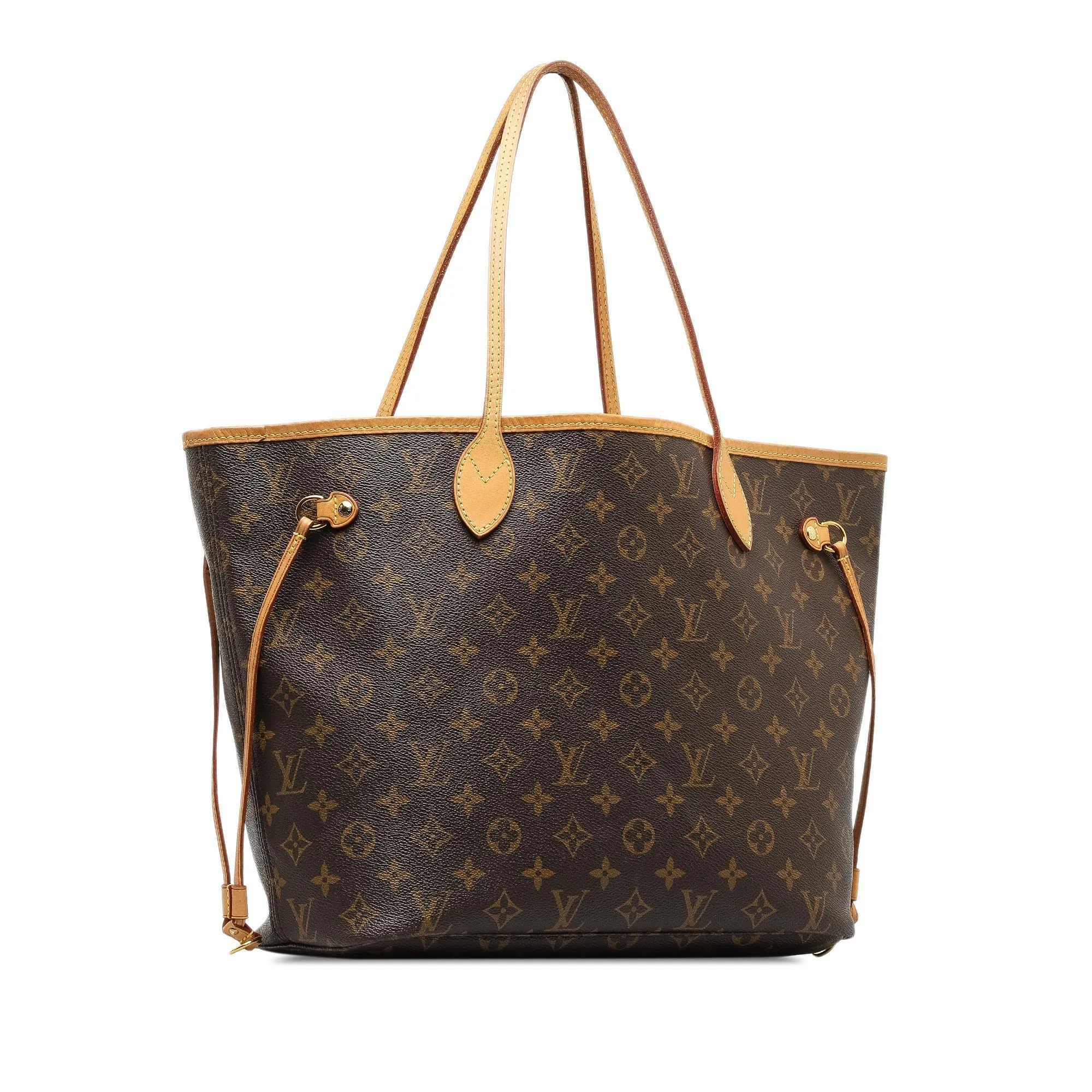 Brown Louis Vuitton Monogram Neverfull MM Tote Bag