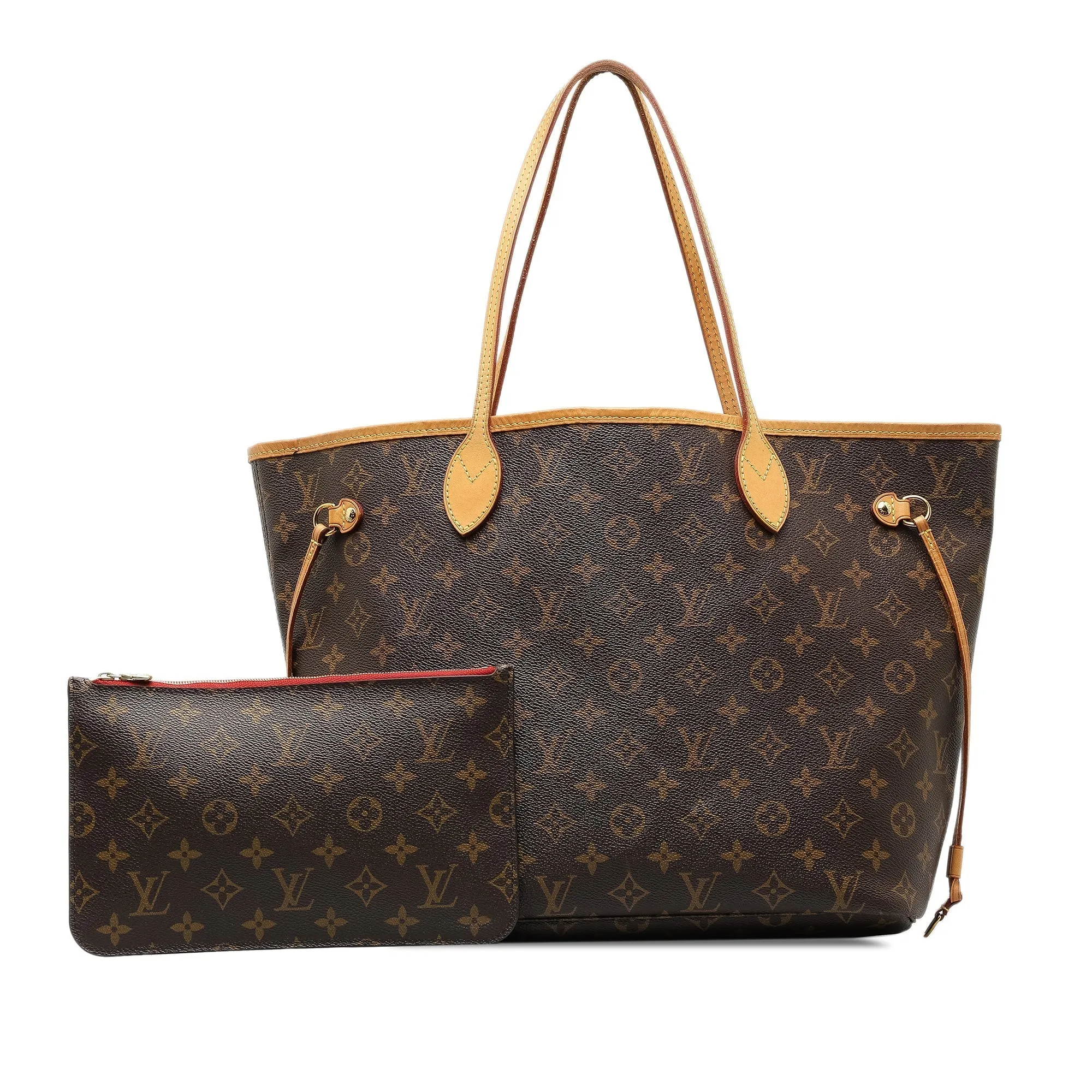 Brown Louis Vuitton Monogram Neverfull MM Tote Bag