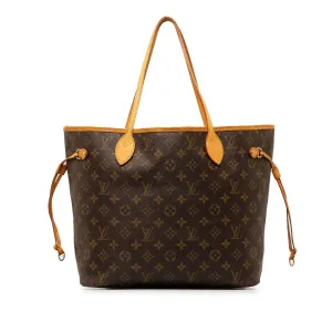 Brown Louis Vuitton Monogram Neverfull MM Tote Bag