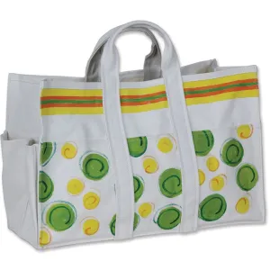 Canvas Tote Bag & Gloves - Summer Dot