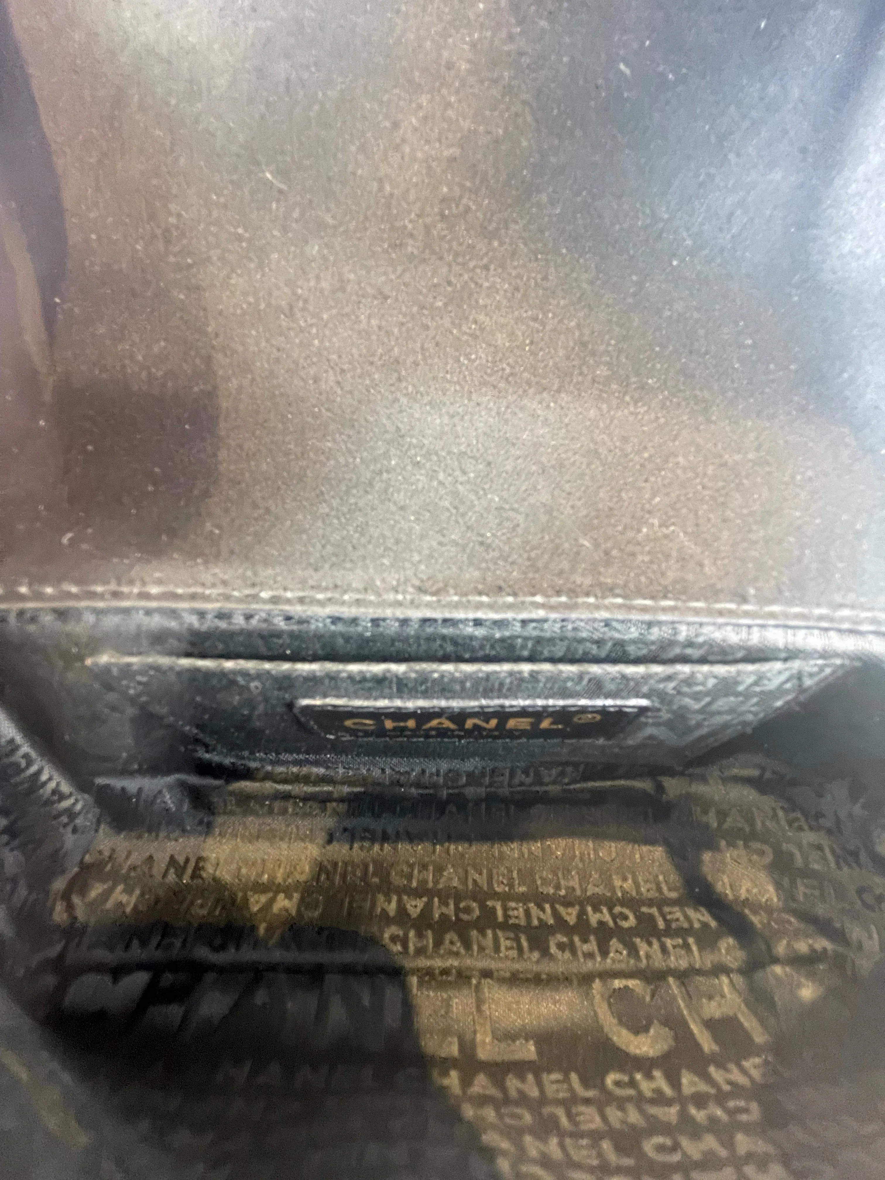 Chanel Black Satin Mini Flap Crossbody