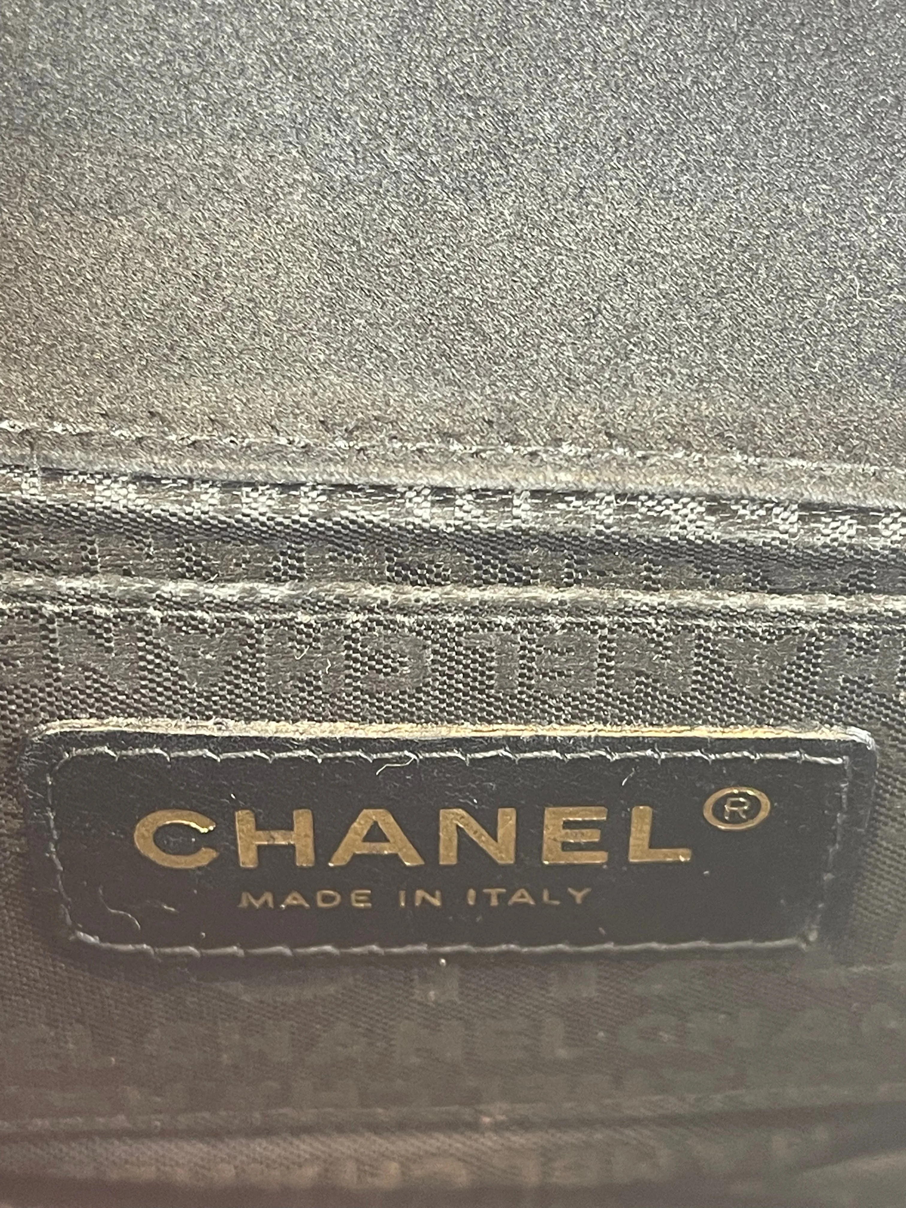 Chanel Black Satin Mini Flap Crossbody