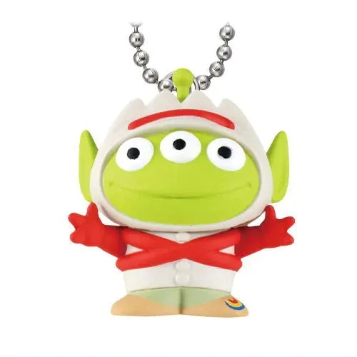 Disney Pixar Alien Purapura Mascot Takara Tomy 1.5-Inch Mini-Figure Key Chain