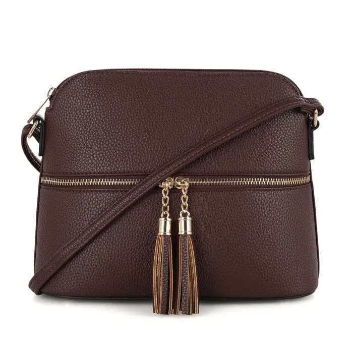 DX93031 HY3031 Dome Fashion Crossbody Bag with Tassel