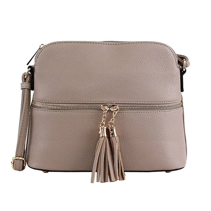 DX93031 HY3031 Dome Fashion Crossbody Bag with Tassel