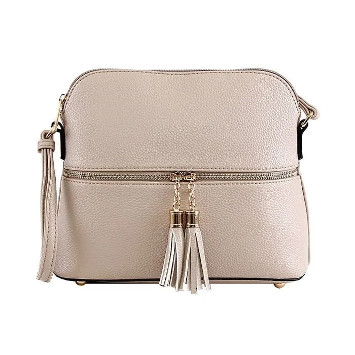 DX93031 HY3031 Dome Fashion Crossbody Bag with Tassel