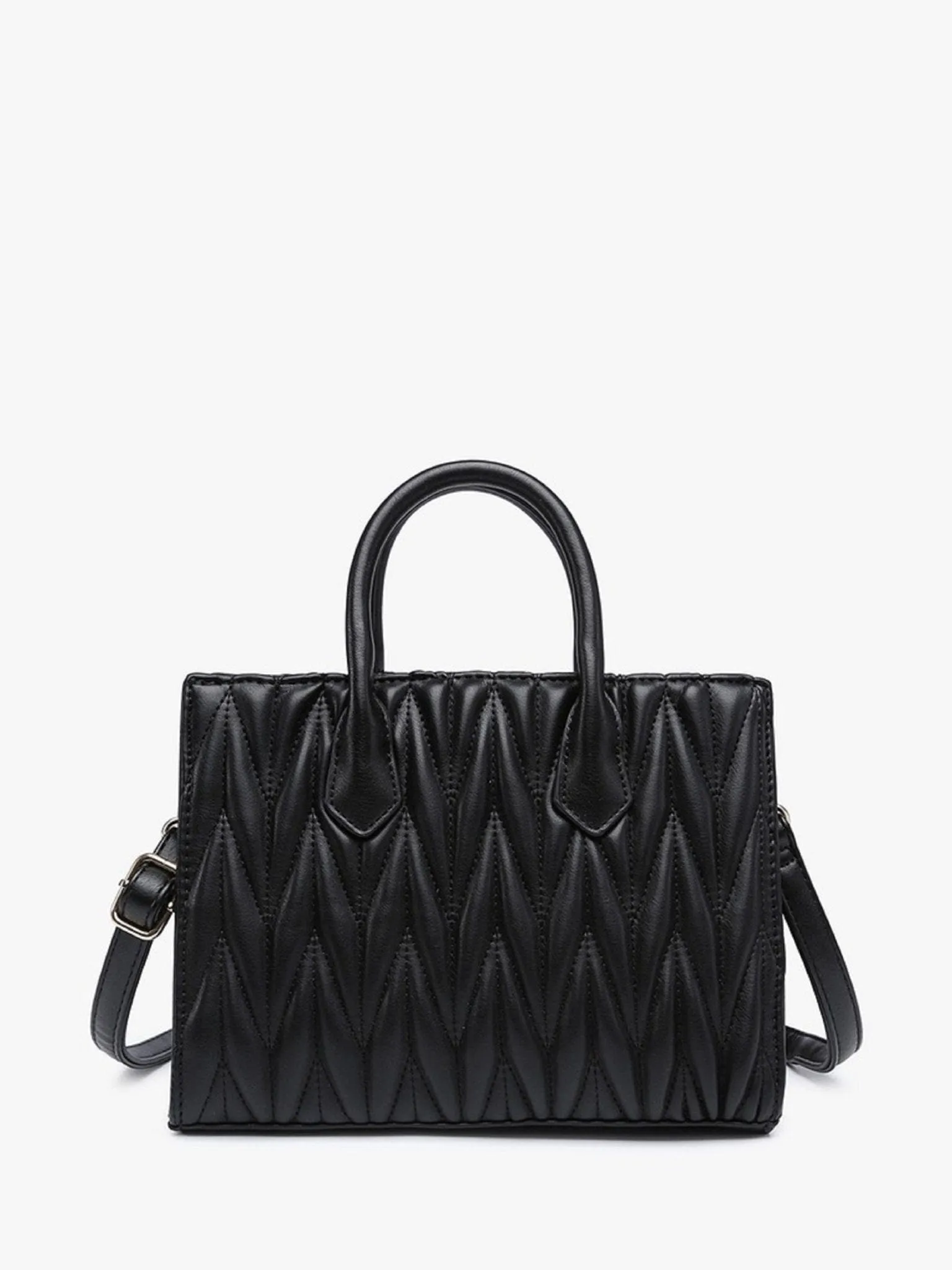 EH2248 EH Herringbone Satchel w/ Dual Handles