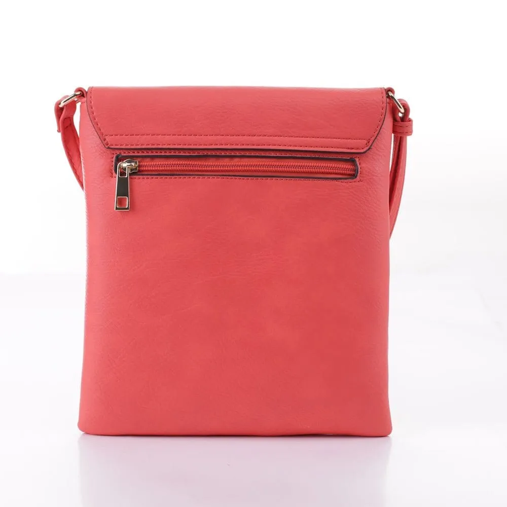 EM5450 Monogrammable Soft Modern Fold-Over Crossbody