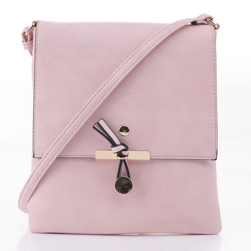 EM5450 Monogrammable Soft Modern Fold-Over Crossbody