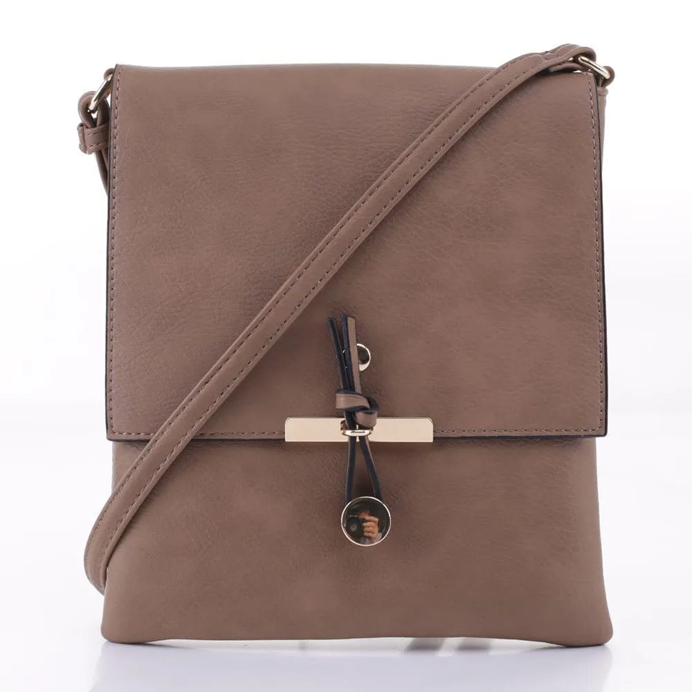 EM5450 Monogrammable Soft Modern Fold-Over Crossbody