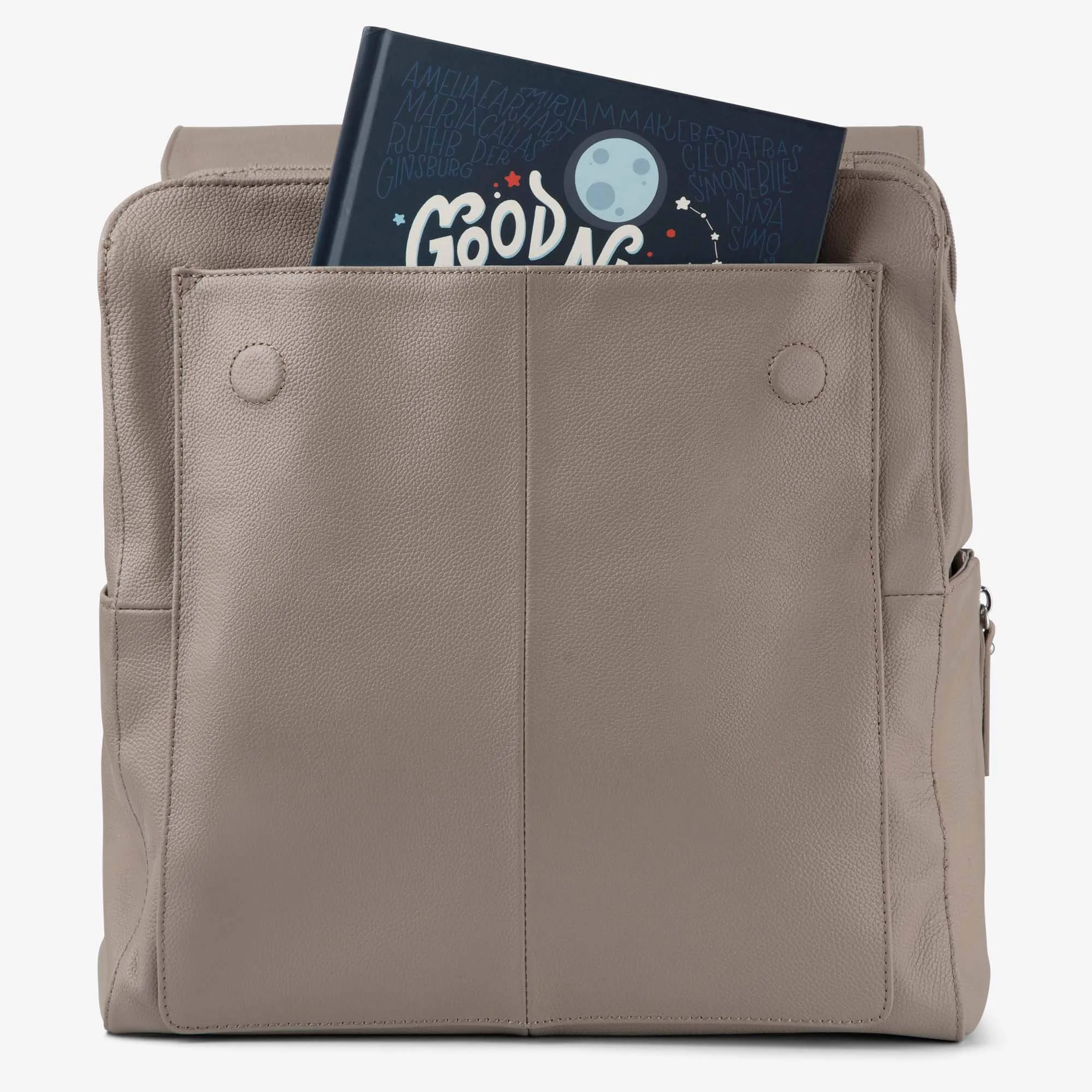 Emmy Backpack (Leather) Taupe