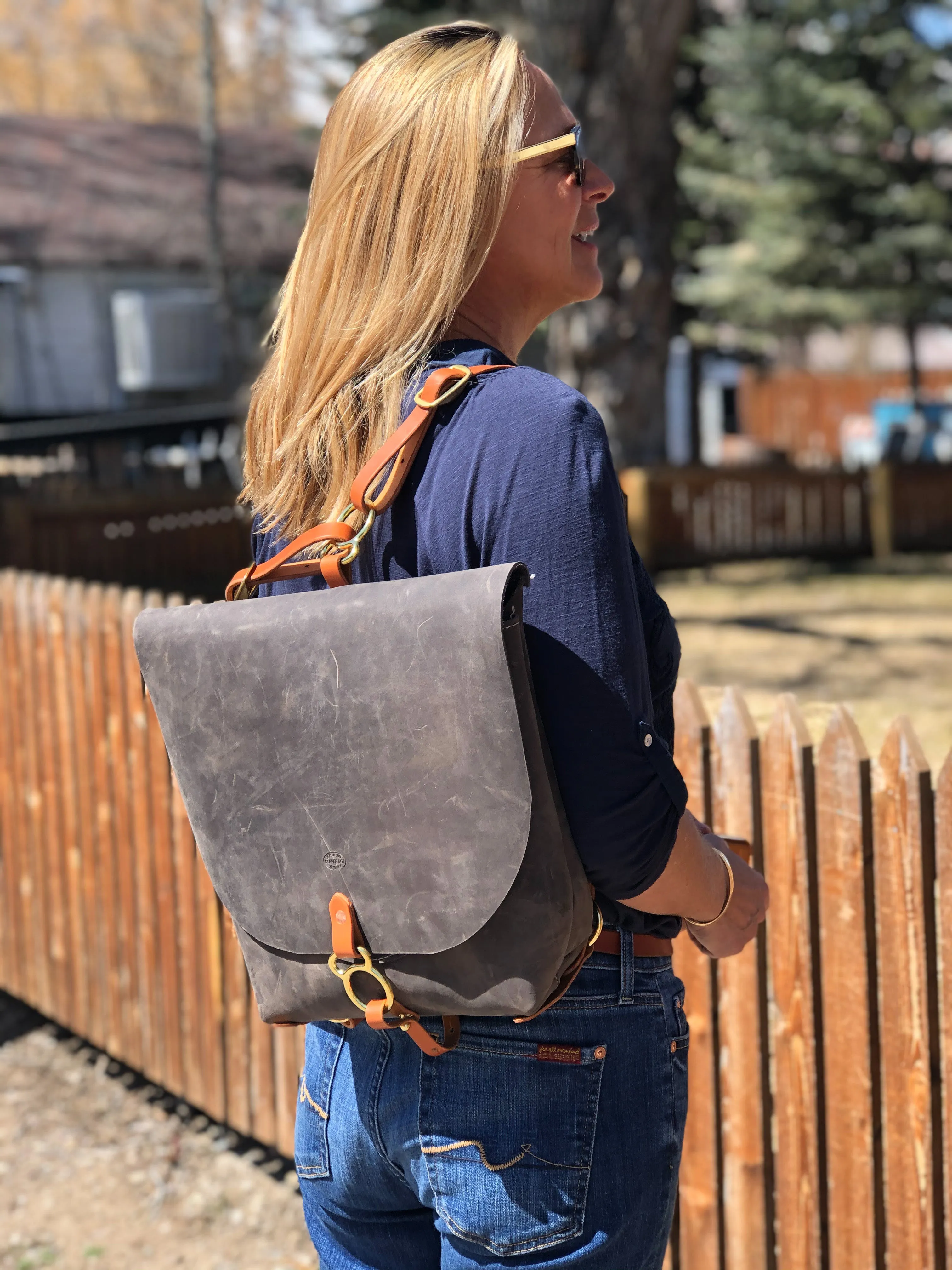 Grey Oil Maplewind Backpack