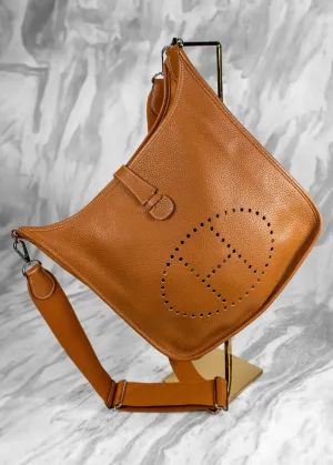 Hermès Vintage Clemence Evelyne Shoulder Bag