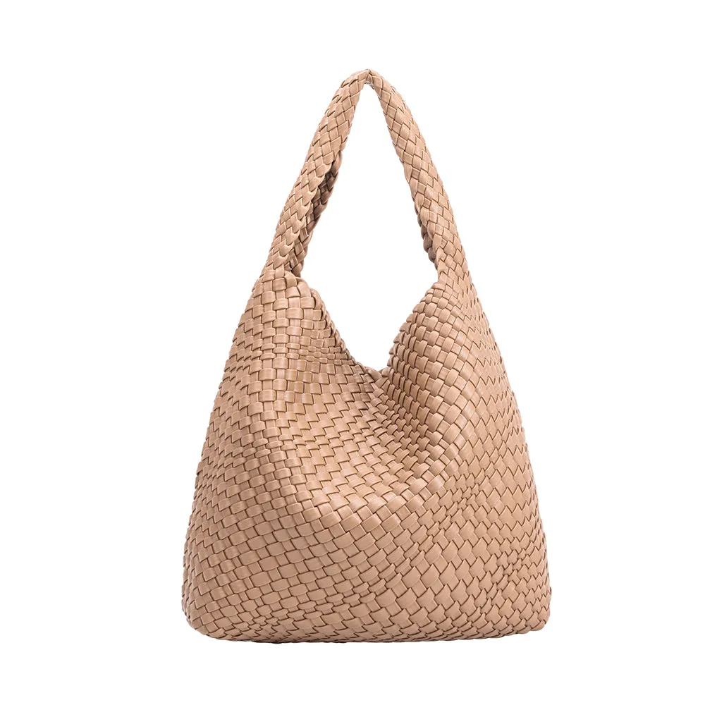 Johanna Nude Large Recycled Vegan Shoulder Bag