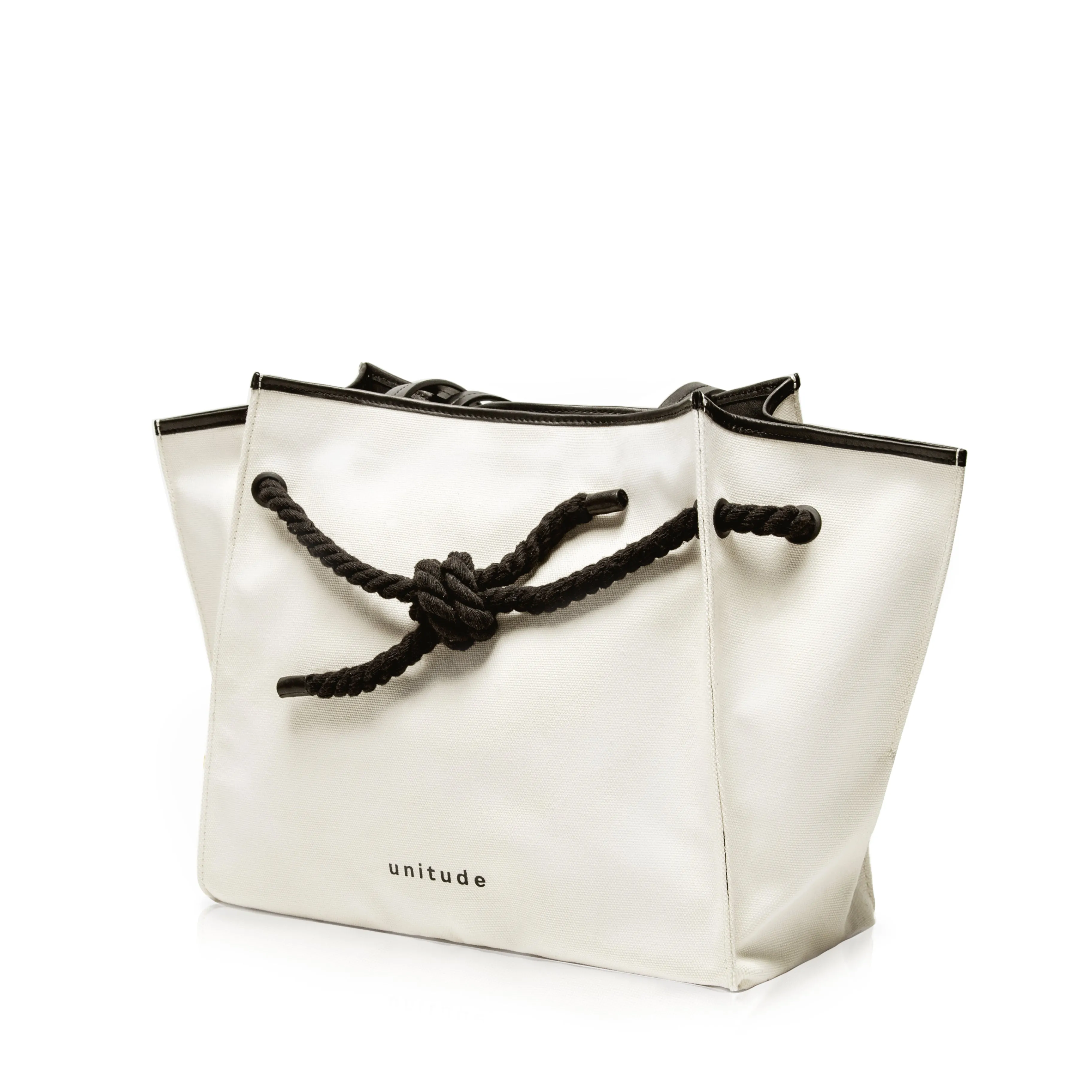 Knot Canvas Tote Bag - Off-White