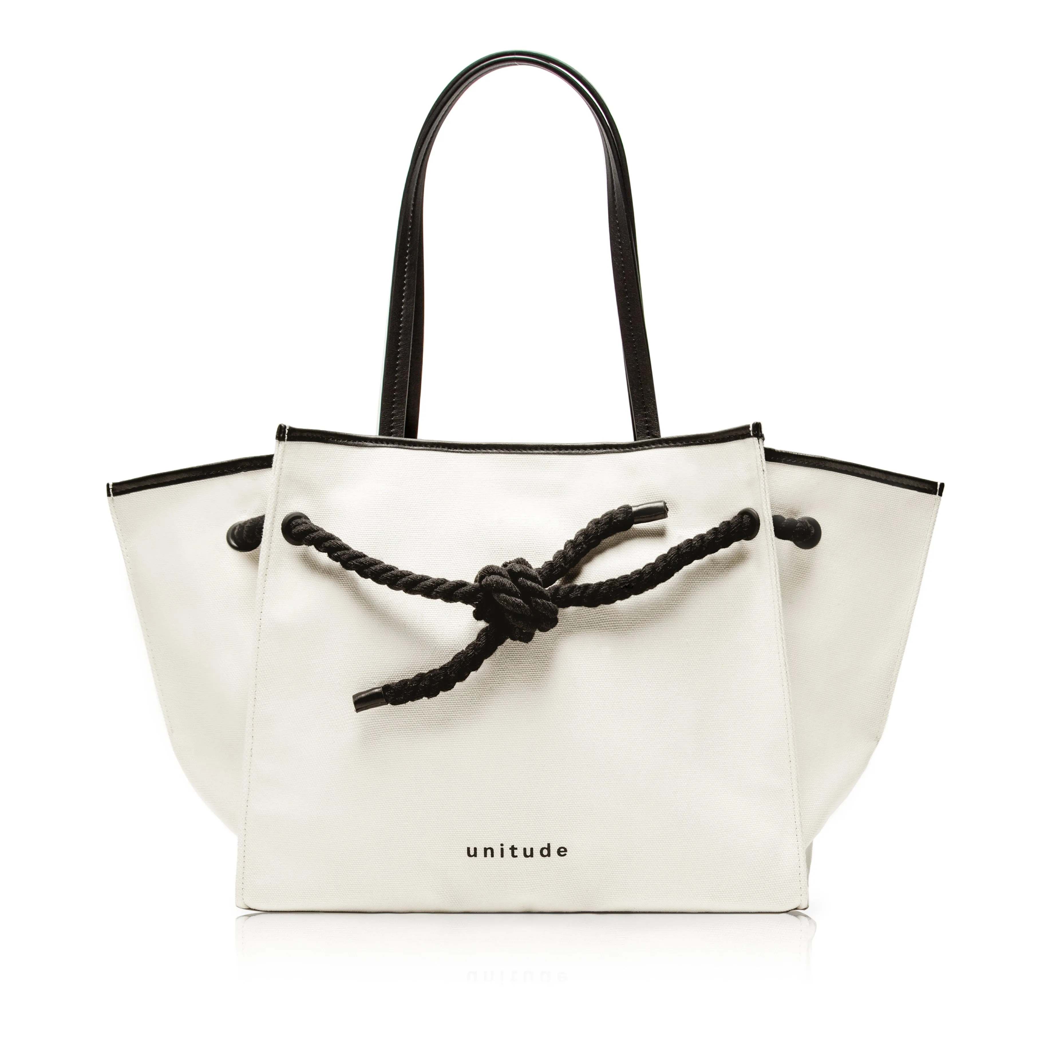 Knot Canvas Tote Bag - Off-White