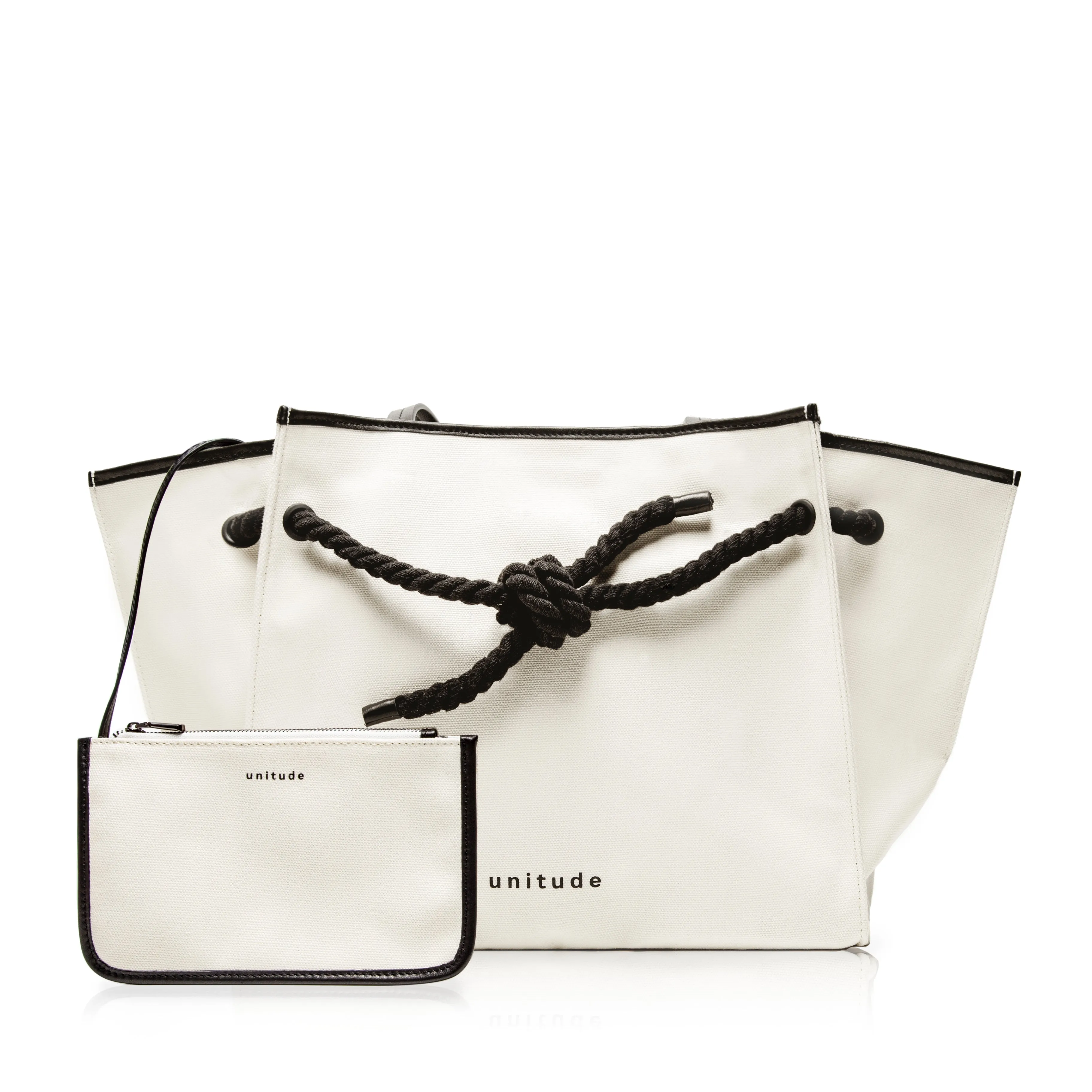 Knot Canvas Tote Bag - Off-White