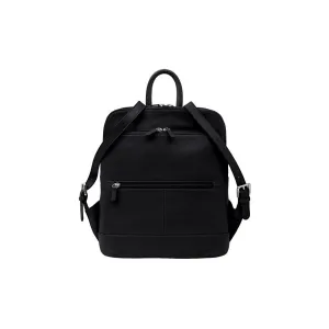 Leather Backpack in Black