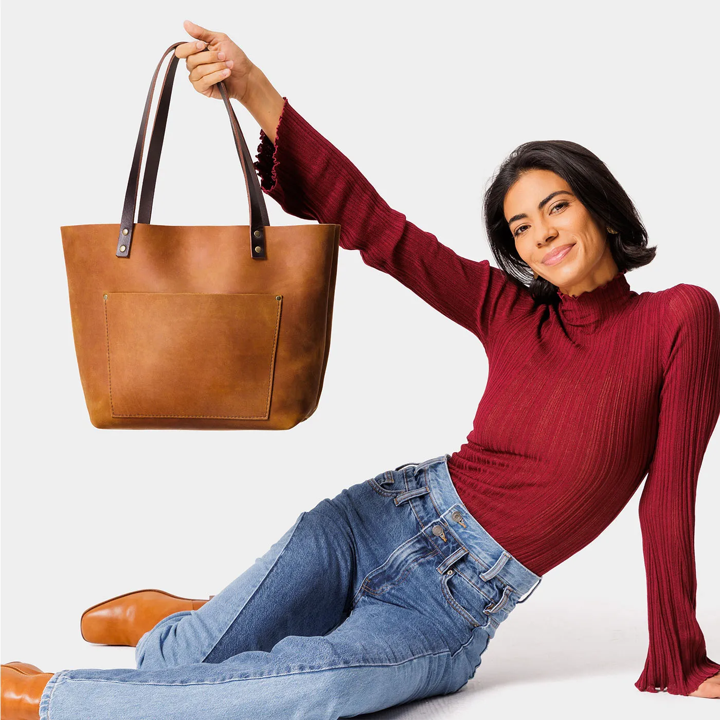 Leather Tote Bag