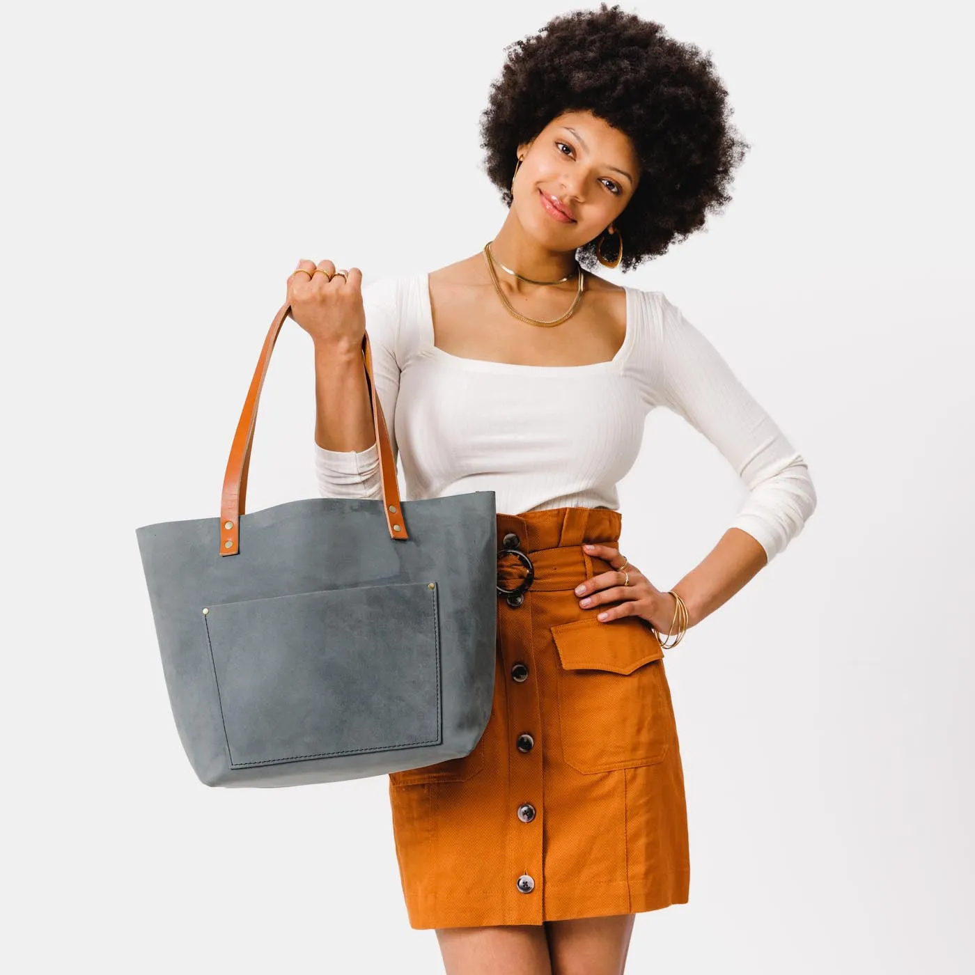 Leather Tote Bag