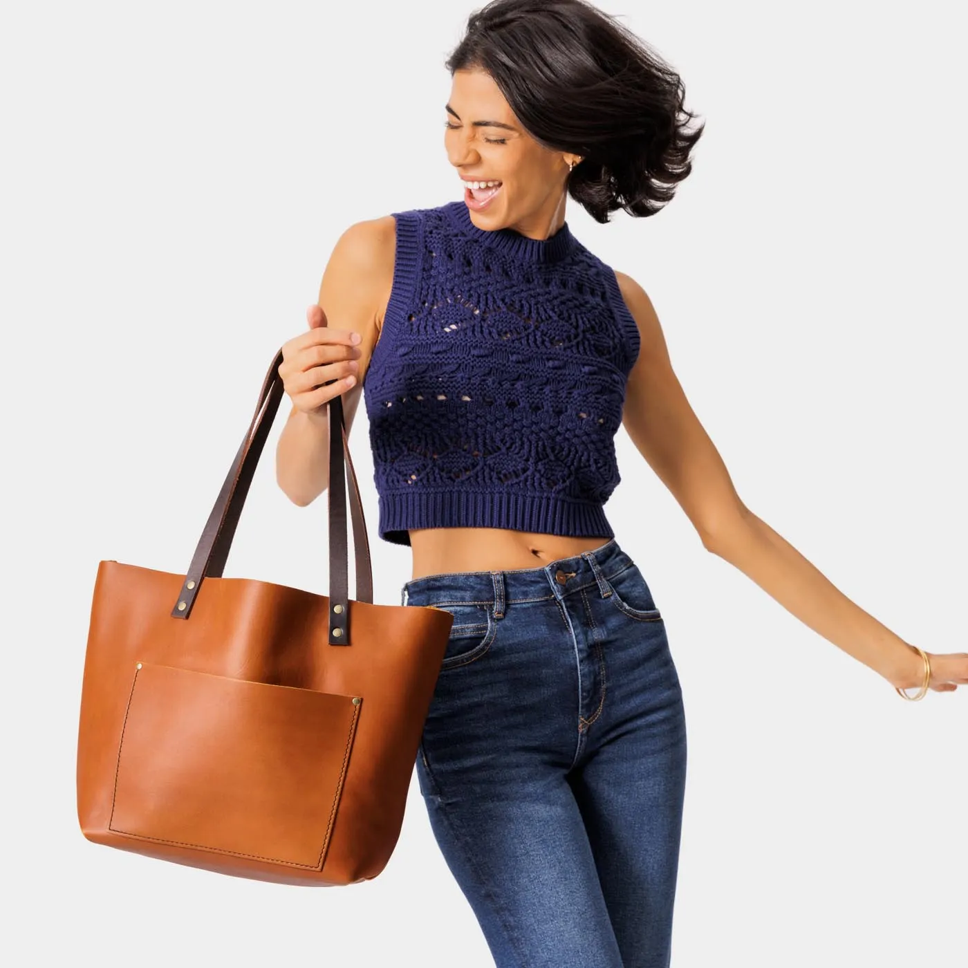 Leather Tote Bag