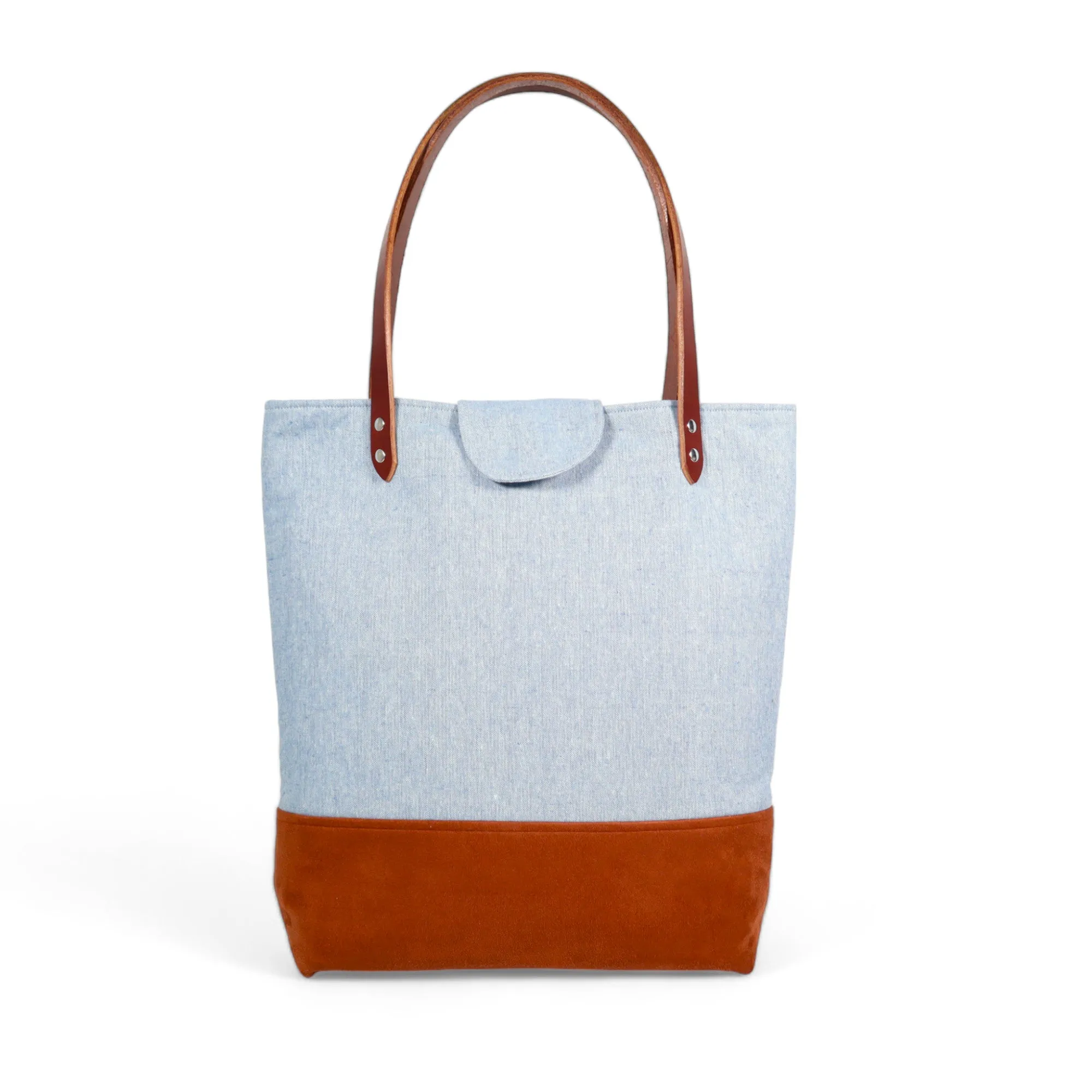 Lincoln Tote Bag Complete Kit - Blue Linen