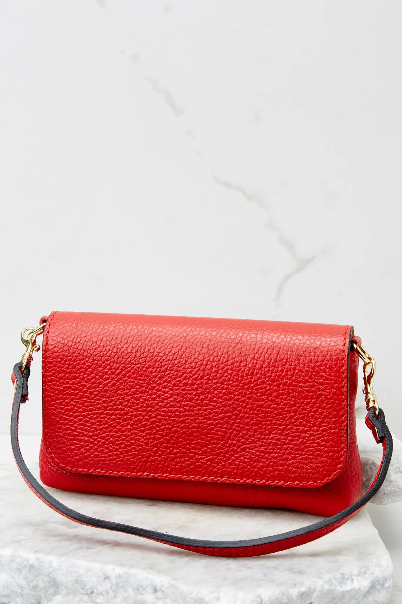 Little Lady Red Leather Bag