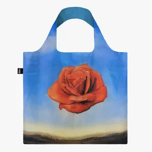 Loqi Tote Bag with Zip Pouch -SALVADOR DALI Meditative Rose