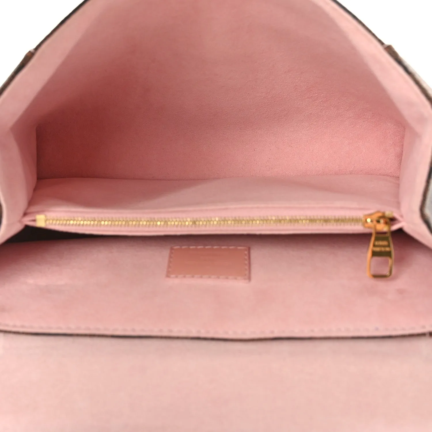 Louis Vuitton Caissa Damier Pink Coated Canvas Clutch Shoulder Bag