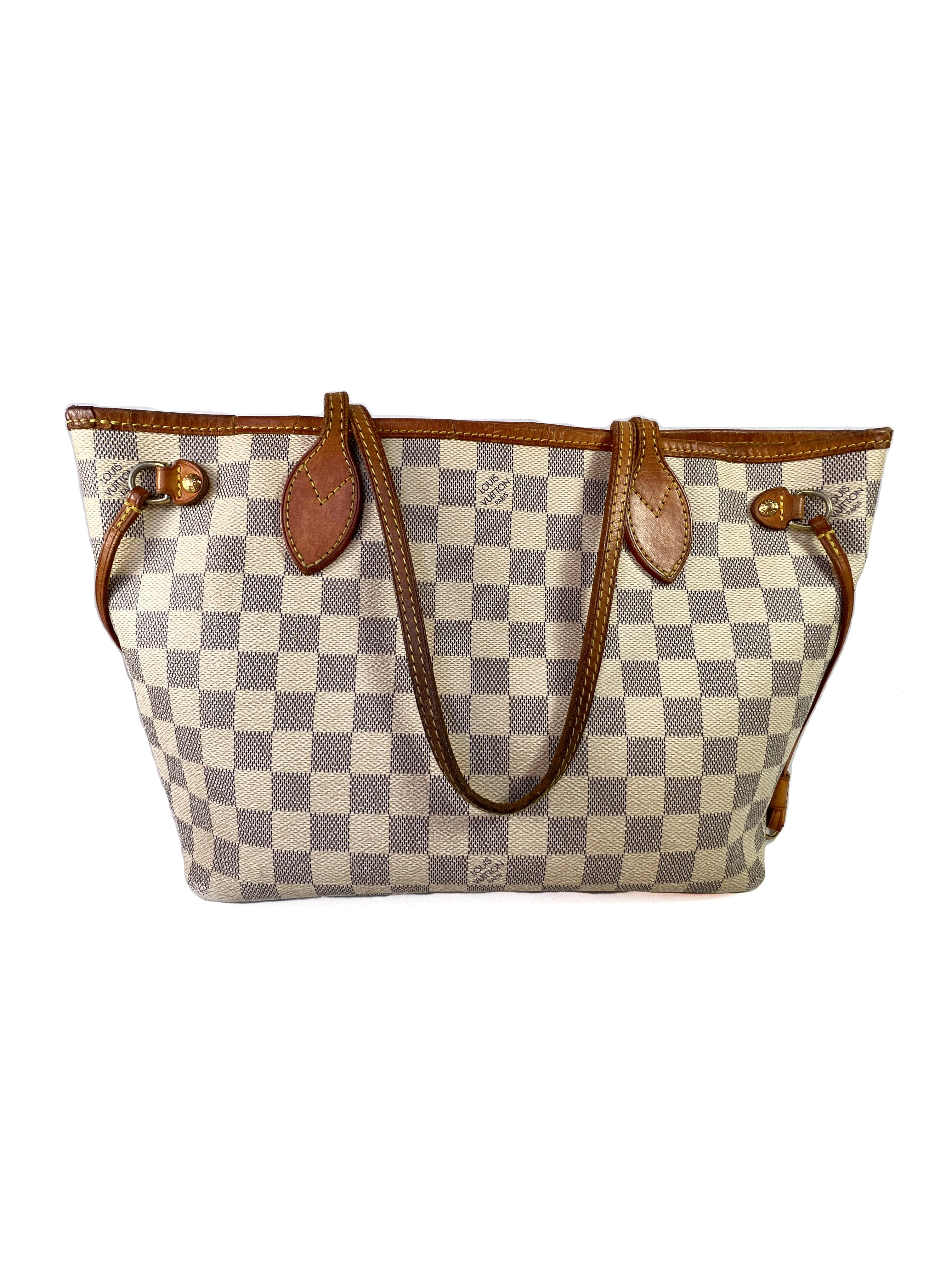 Louis Vuitton damier azur neverfull PM