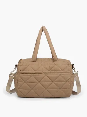 M2170 Billie Quilted Satchel With Strap