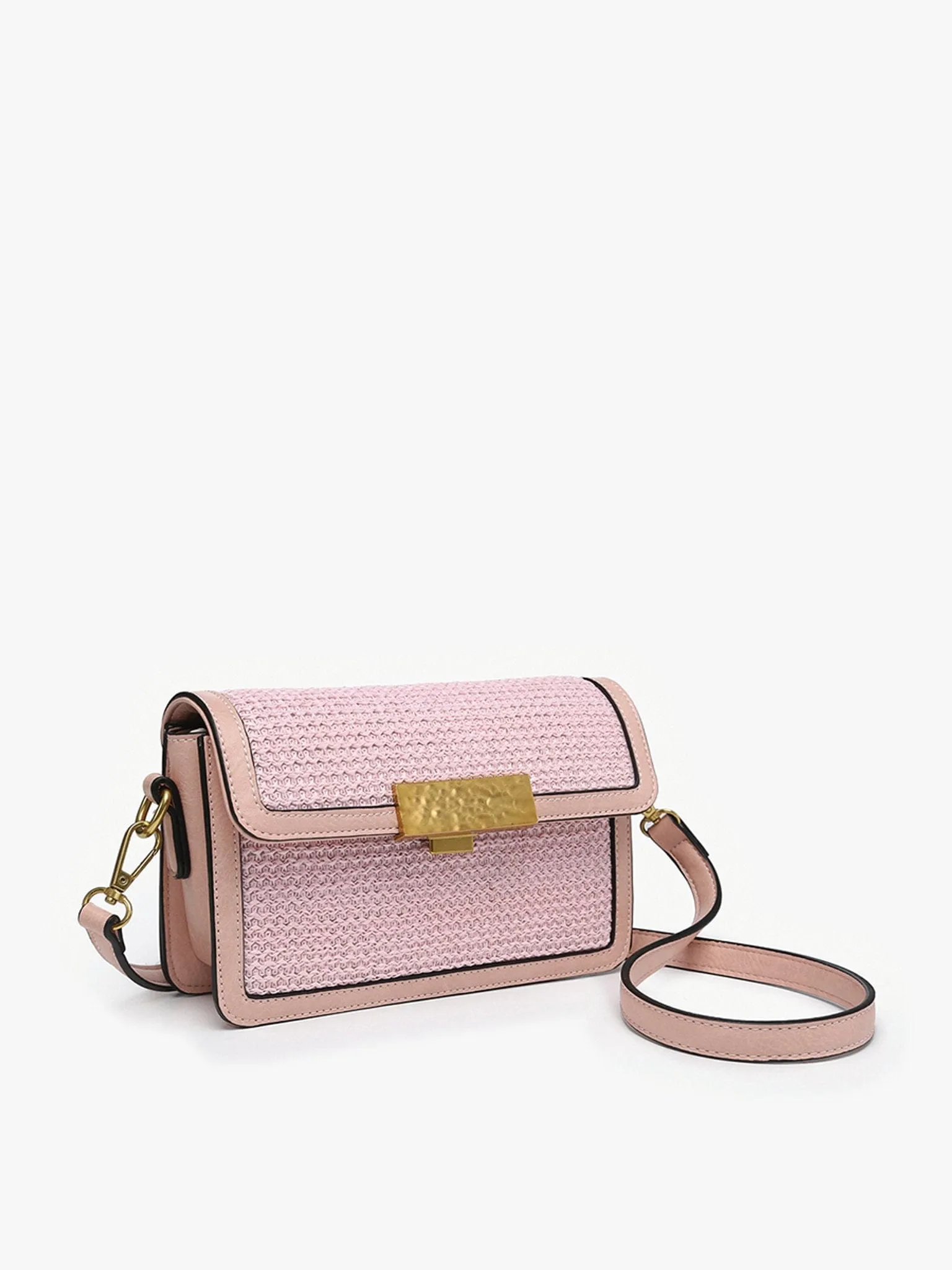 M2313ST Elizabeth Straw Crossbody w/ Lock