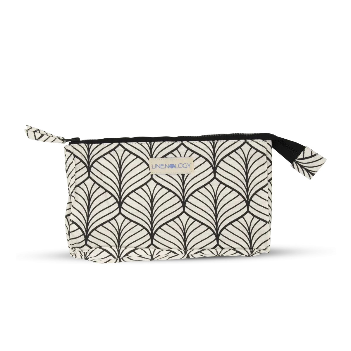 Makeup Bag Big - Abstract - White