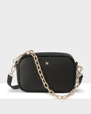 Monica Camera Crossbody Bag   Large Link Chain Strap