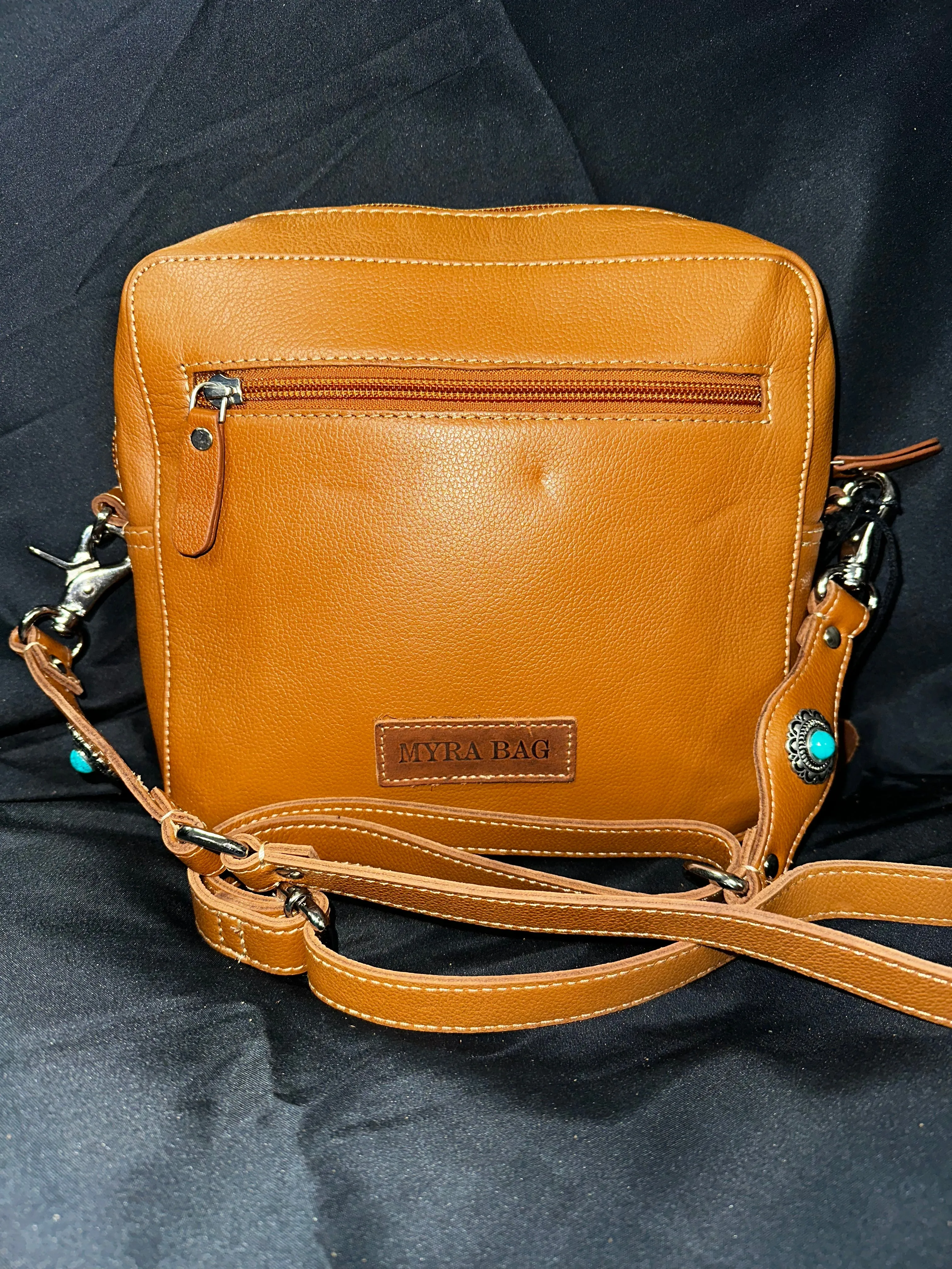 Myra Bag: "DAKOTA HIGHLANDS HAND-TOOLED BAG"