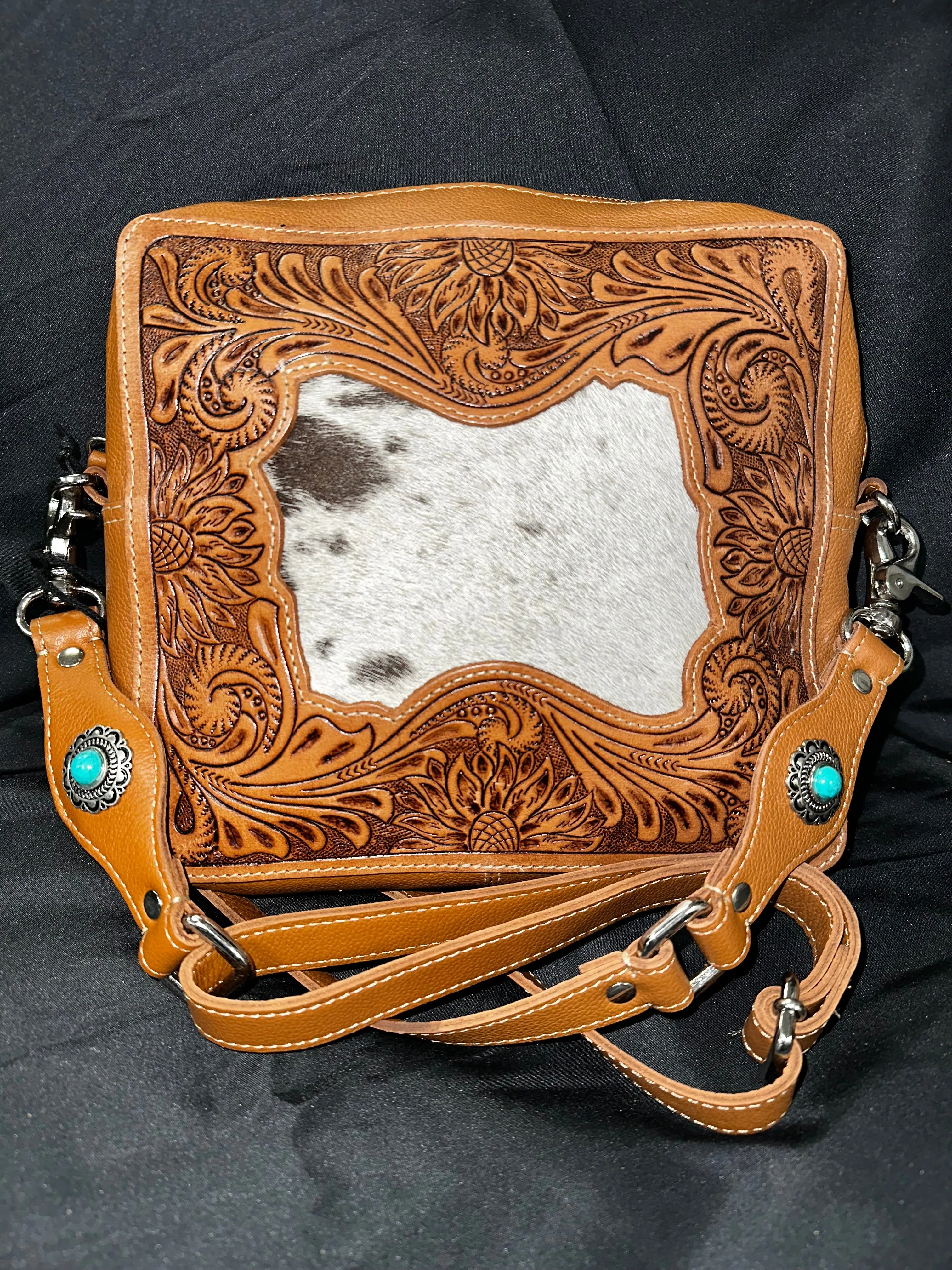 Myra Bag: "DAKOTA HIGHLANDS HAND-TOOLED BAG"