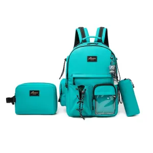 (NET) Backpack for School 3 in1 Set Of 3 Pcs