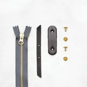 Oberlin - Black Zipper Closure Kit