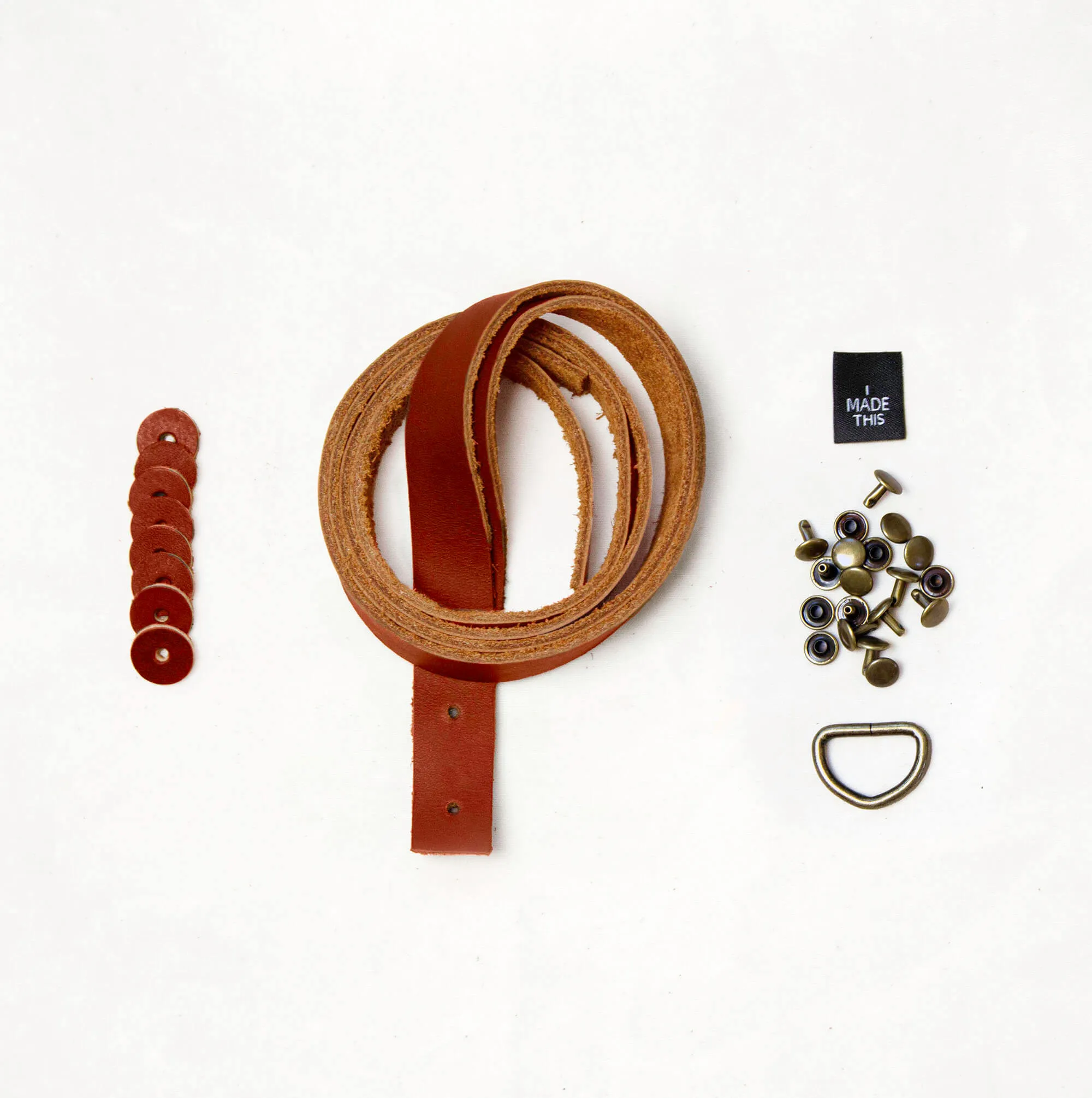 Portsmith - Chestnut Leather   Hardware Kit