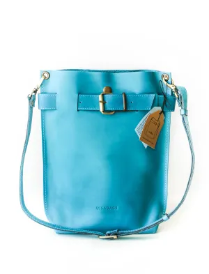 Sky Blue Leather Bag