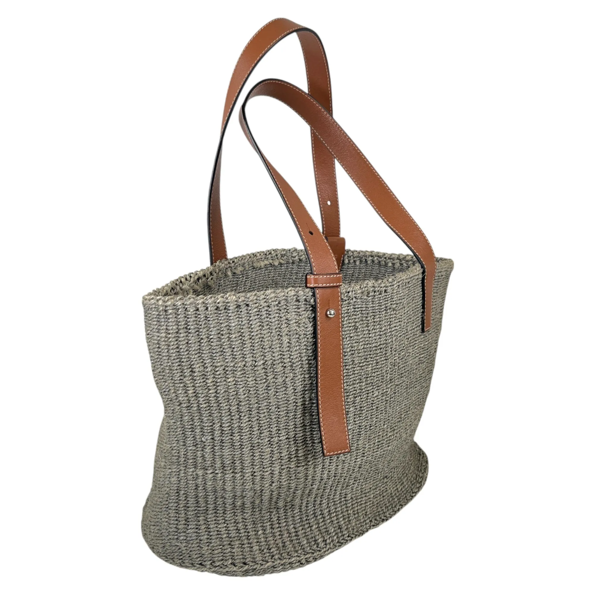 Women's Basket Logo Handbag Grey