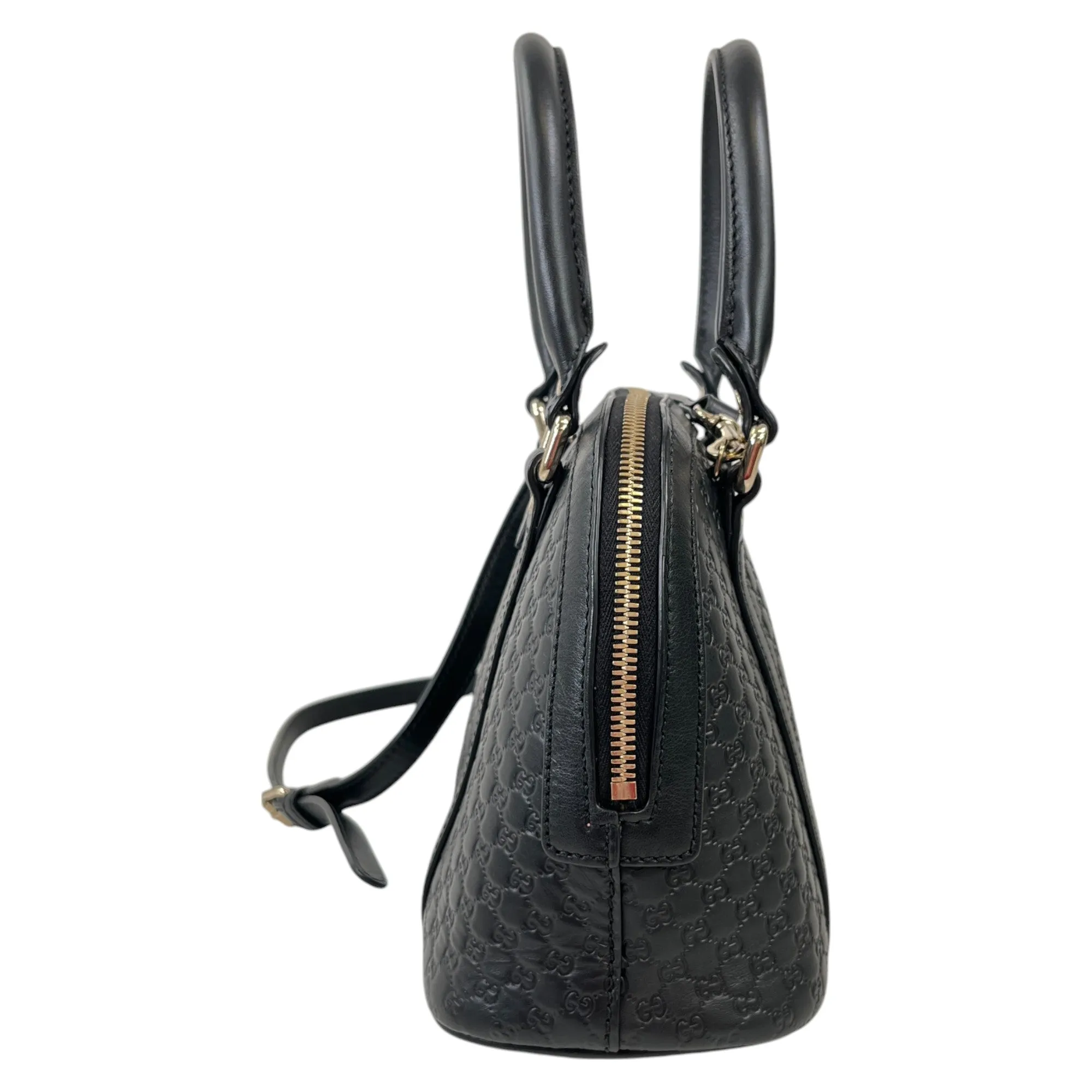 Women's Microguccissima Dome Handbag Black